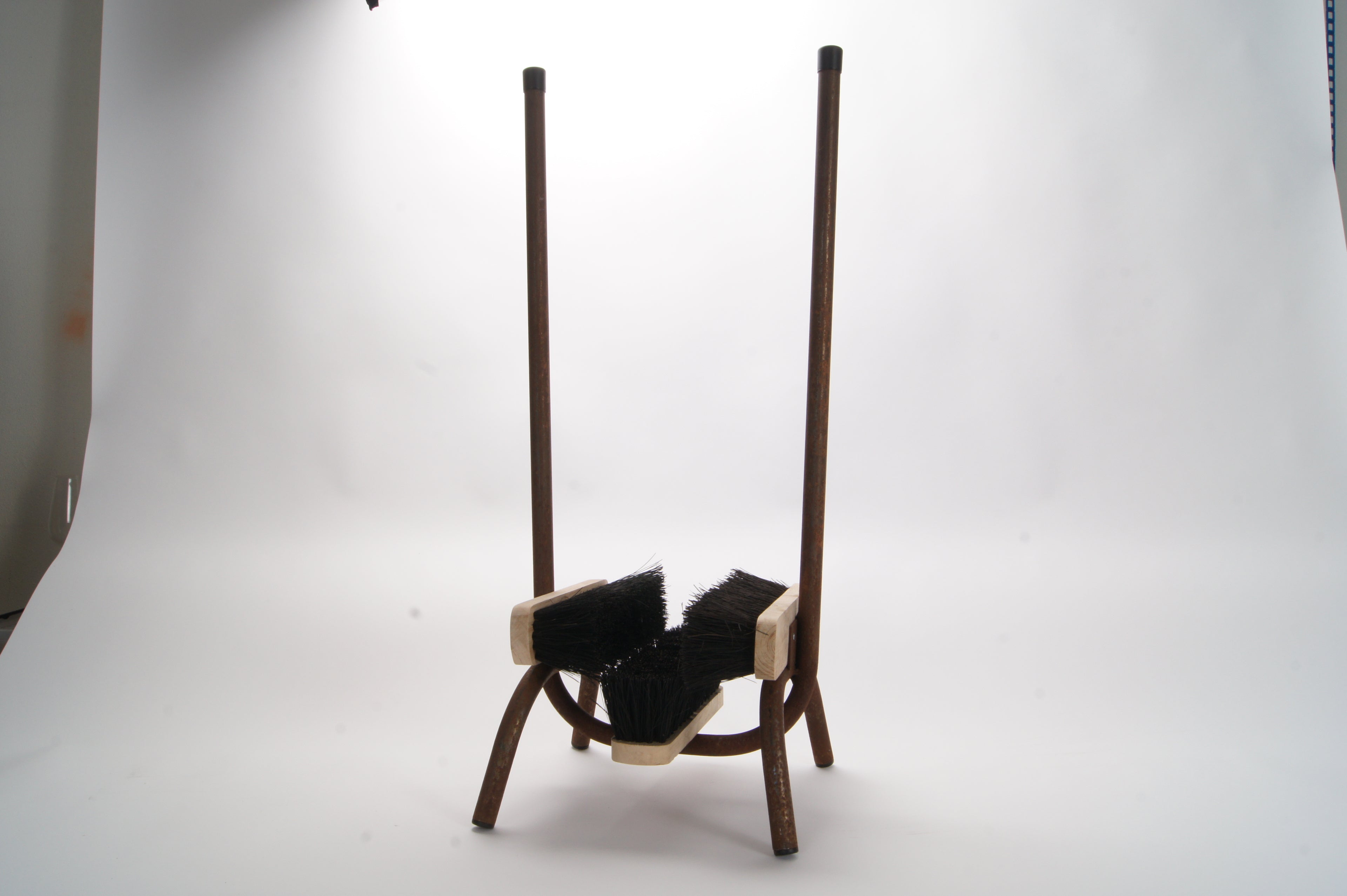 Luxe Vrijstaande Schoenveger met Dubbele Borstel